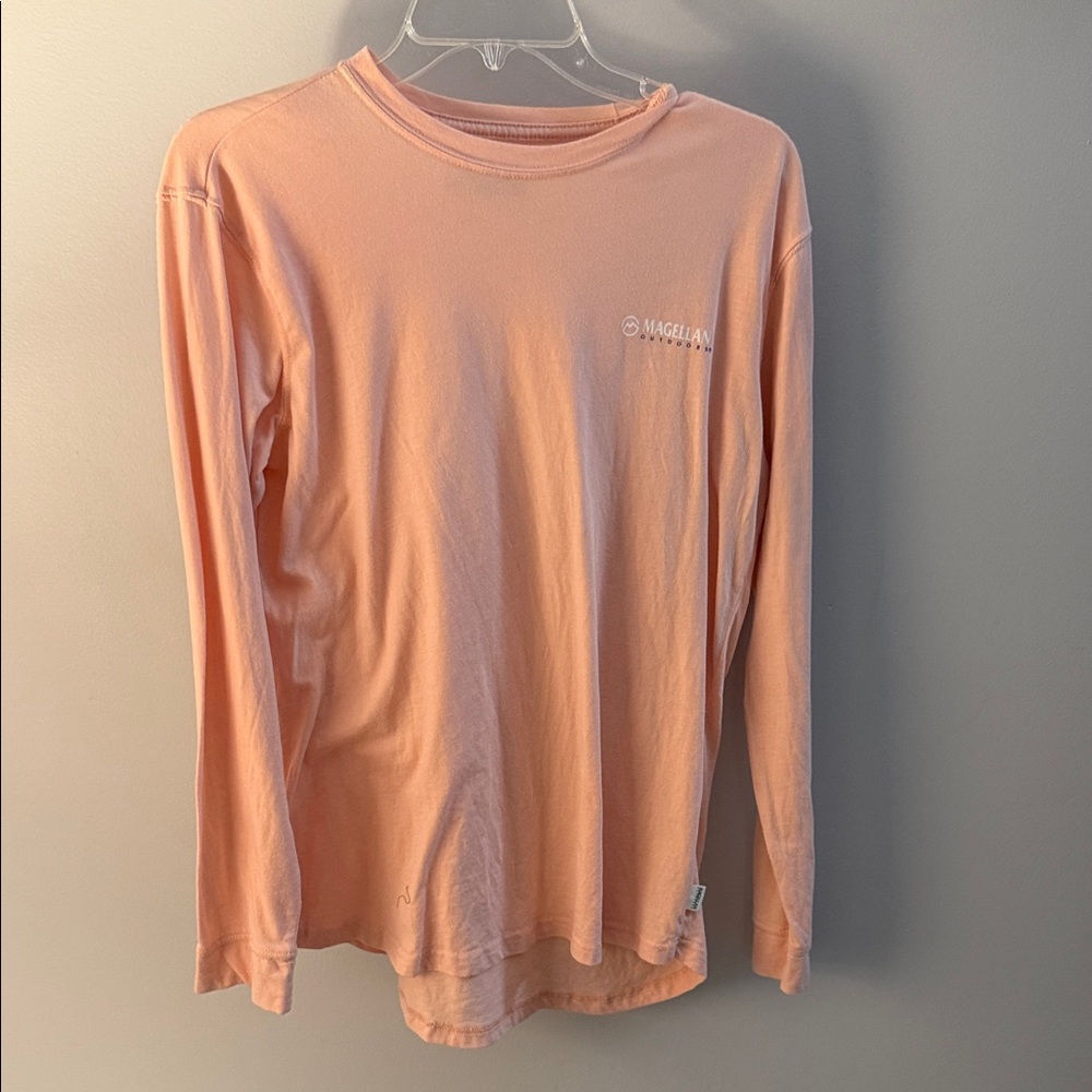 Magellan Outdoors Peach Long Sleeve Tee